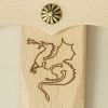 Dague - motif dragon  35 cm + fourreau cuir